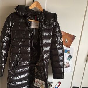 Moncler Black Puffer Coat